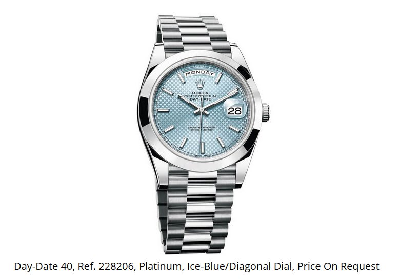 Giá đồng hồ Rolex thụy sĩ Day-Date 40, Ref. 228206