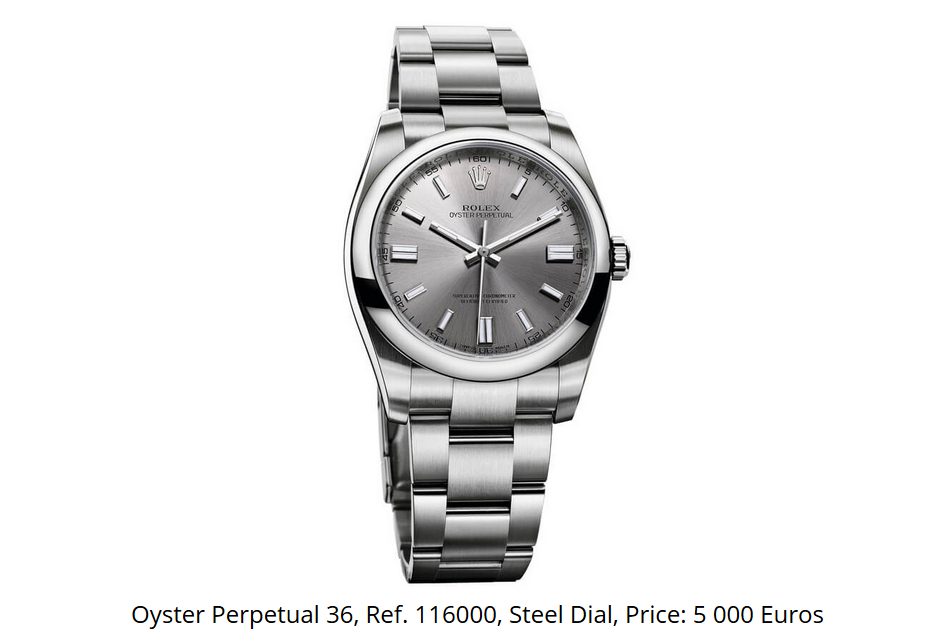 Giá đồng hồ Rolex Oyster Perpetual 36 Ref 116000