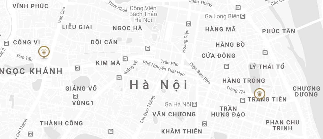 Cửa hàng bán lẻ đồng hồ rolex chính hãng tại Hà Nội