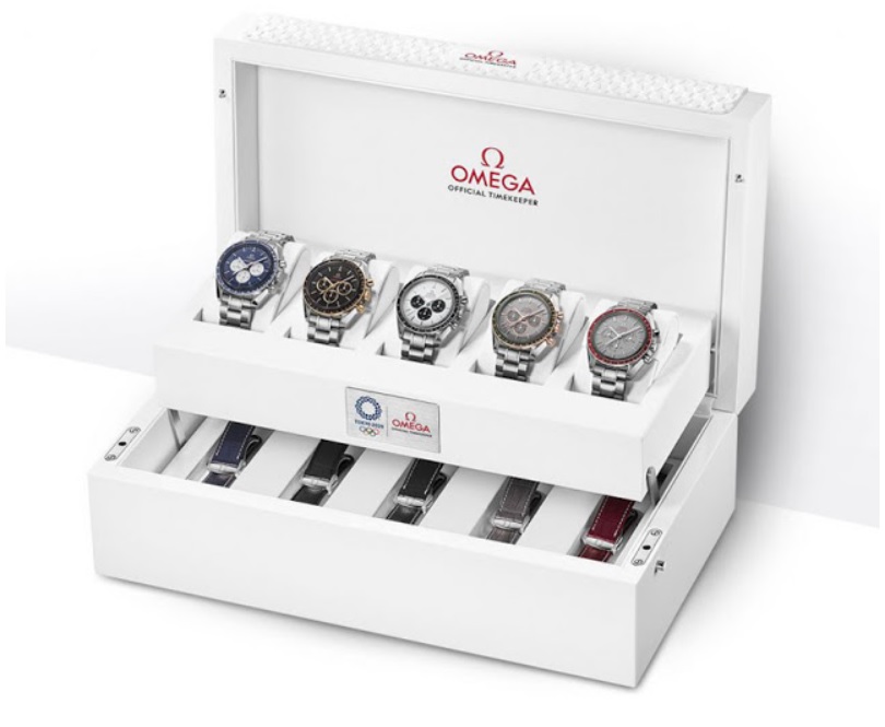 Hộp đựng Omega Speedmaster Tokyo 2020 phiên bản giới hạn đặc biệt