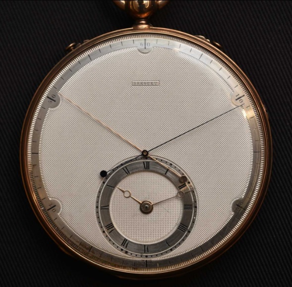 Mặt số Guilloche trên một chiếc đồng hồ bỏ túi của Breguet