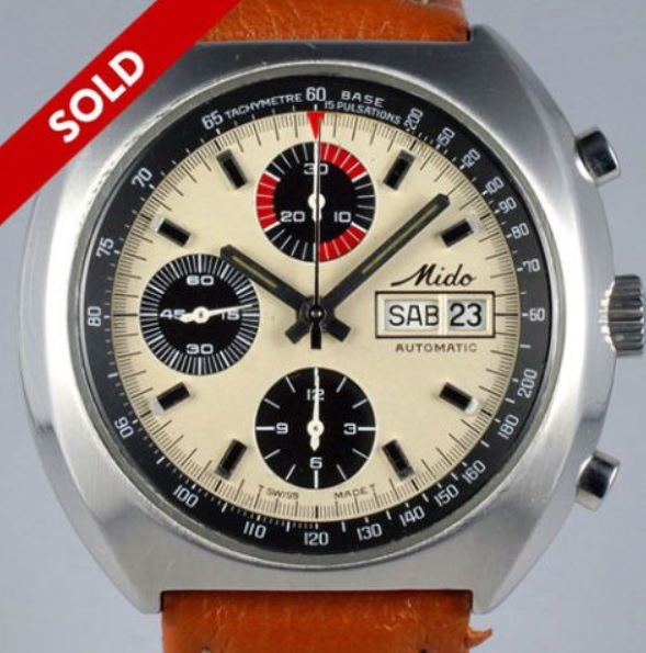 Mido Chronograph giá bán 1.400 Đô La