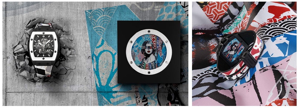 Người phụ nữ cộp mác nghệ thuật của Hush trên chiếc Hublot Spirit of Big Bang West Coast Ceramic – “Fame”