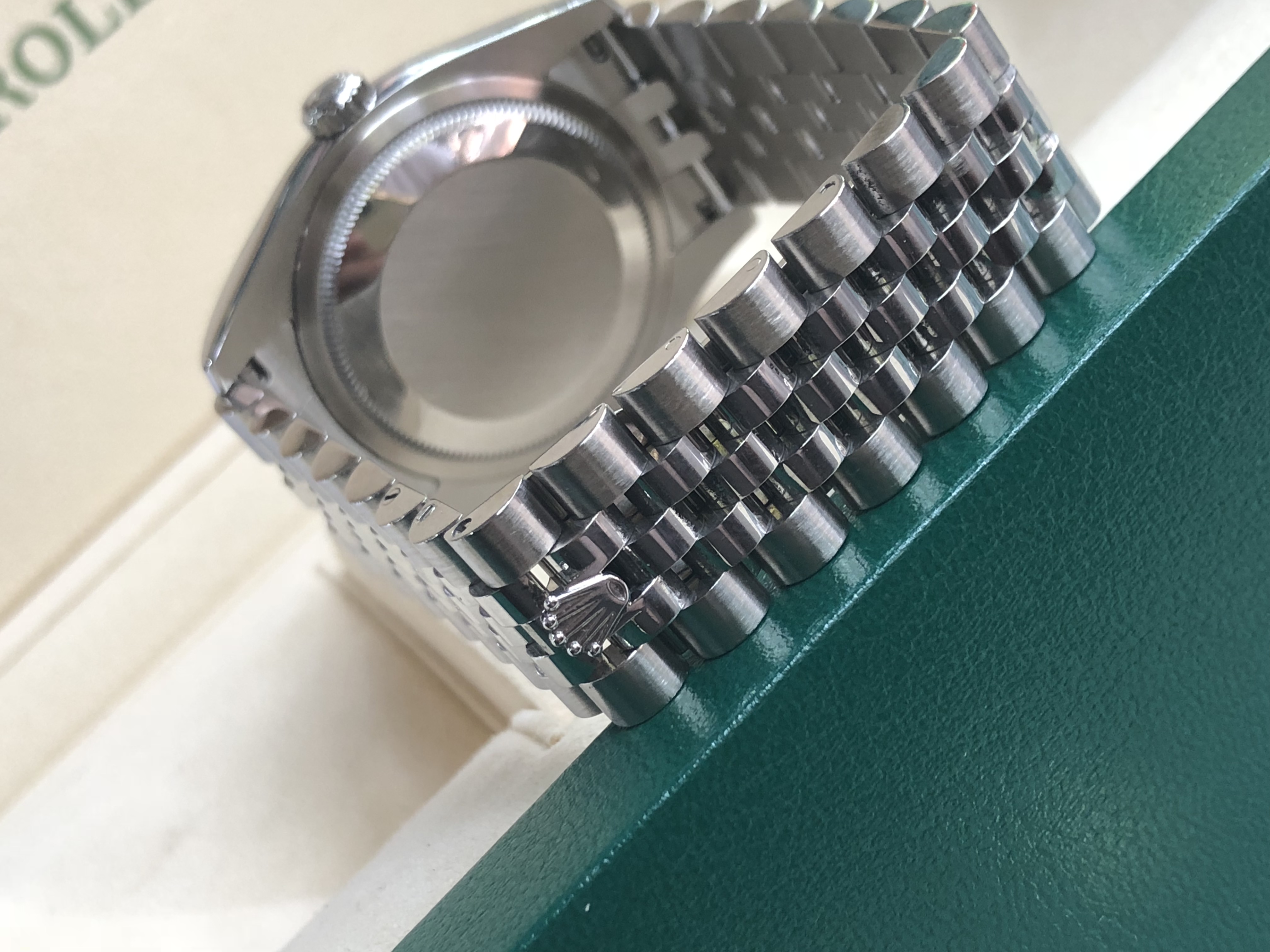 Rolex 116200 vỏ thép mặt tia xanh sản xuất 2016 - 2017-4