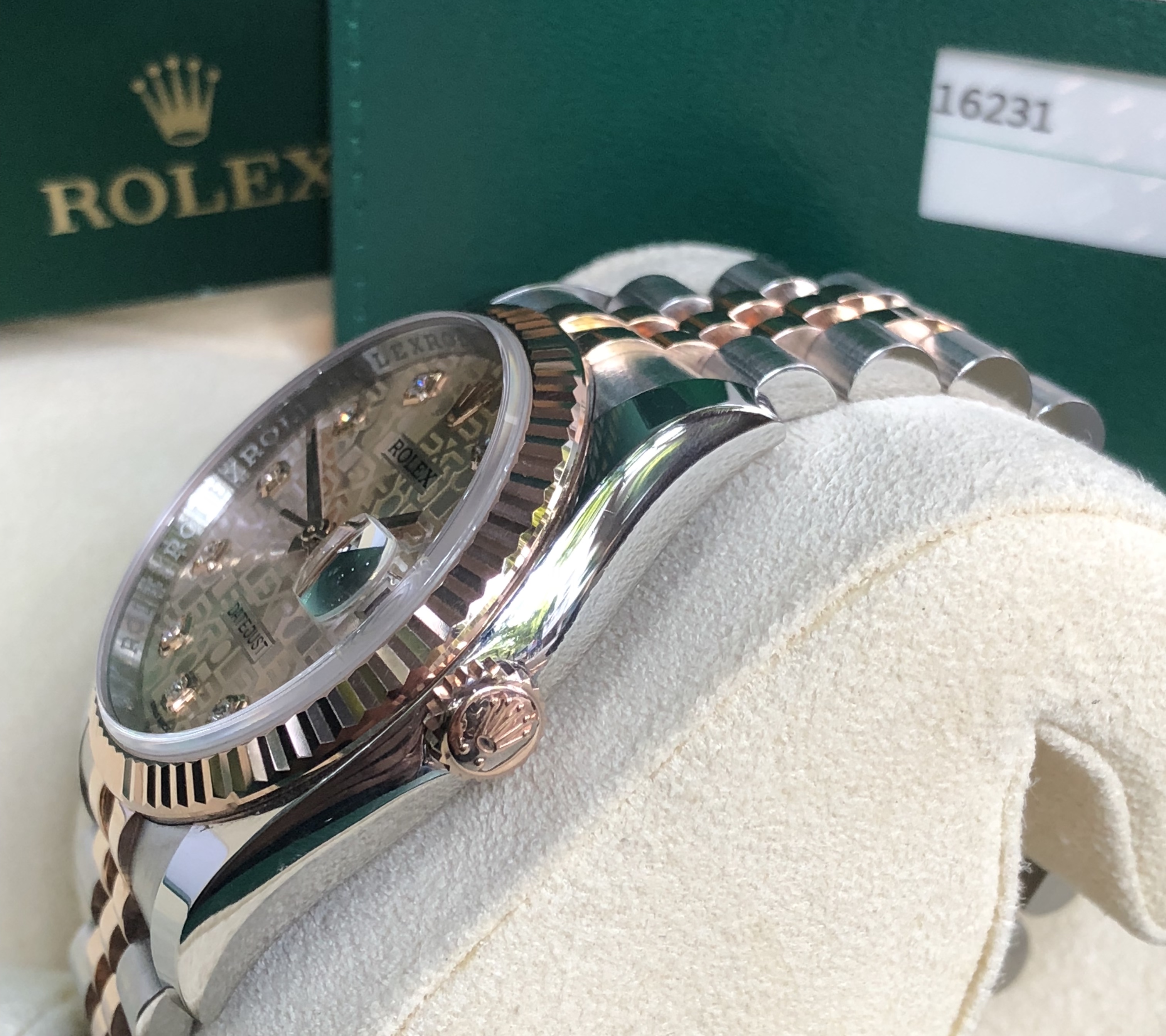 Rolex 116231 mặt vi tính phấn hồng sản xuất năm 2016-2