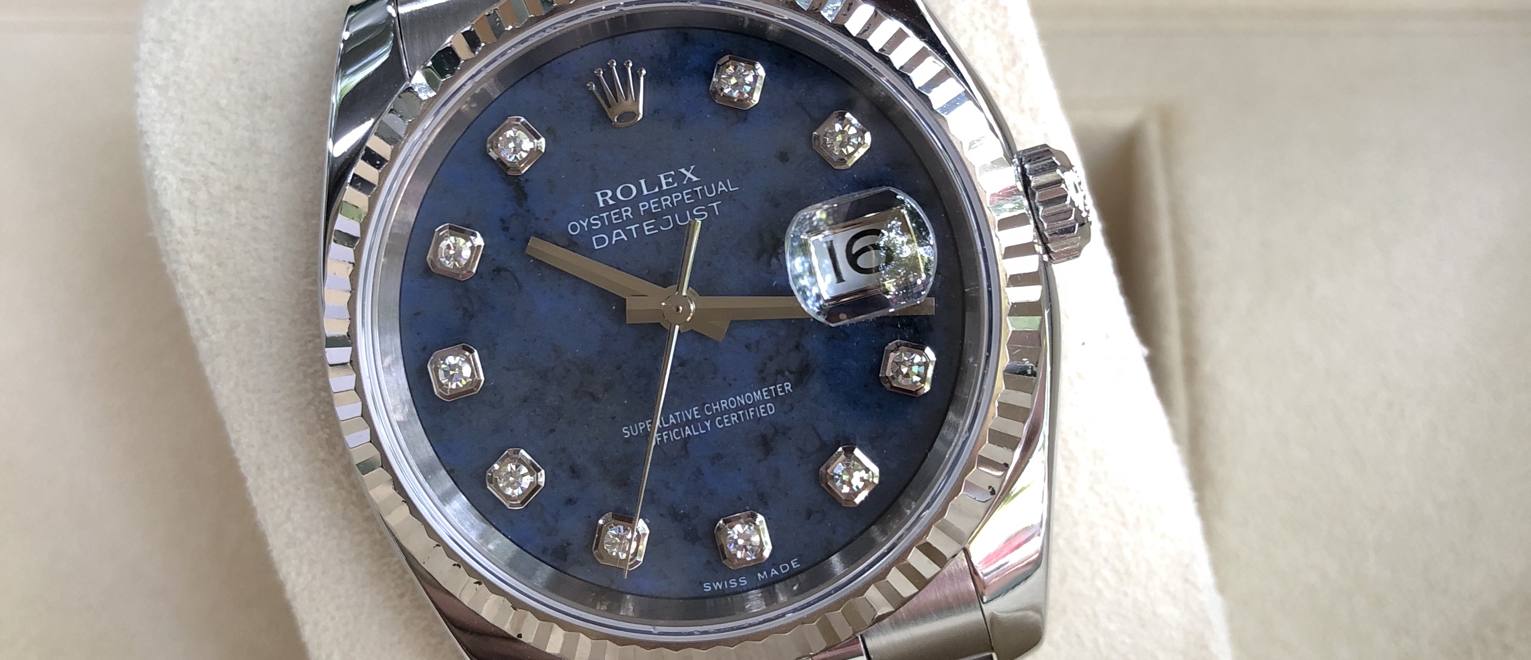 Rolex 116234 mặt đá xanh cực hiếm sản xuất năm 2005-5