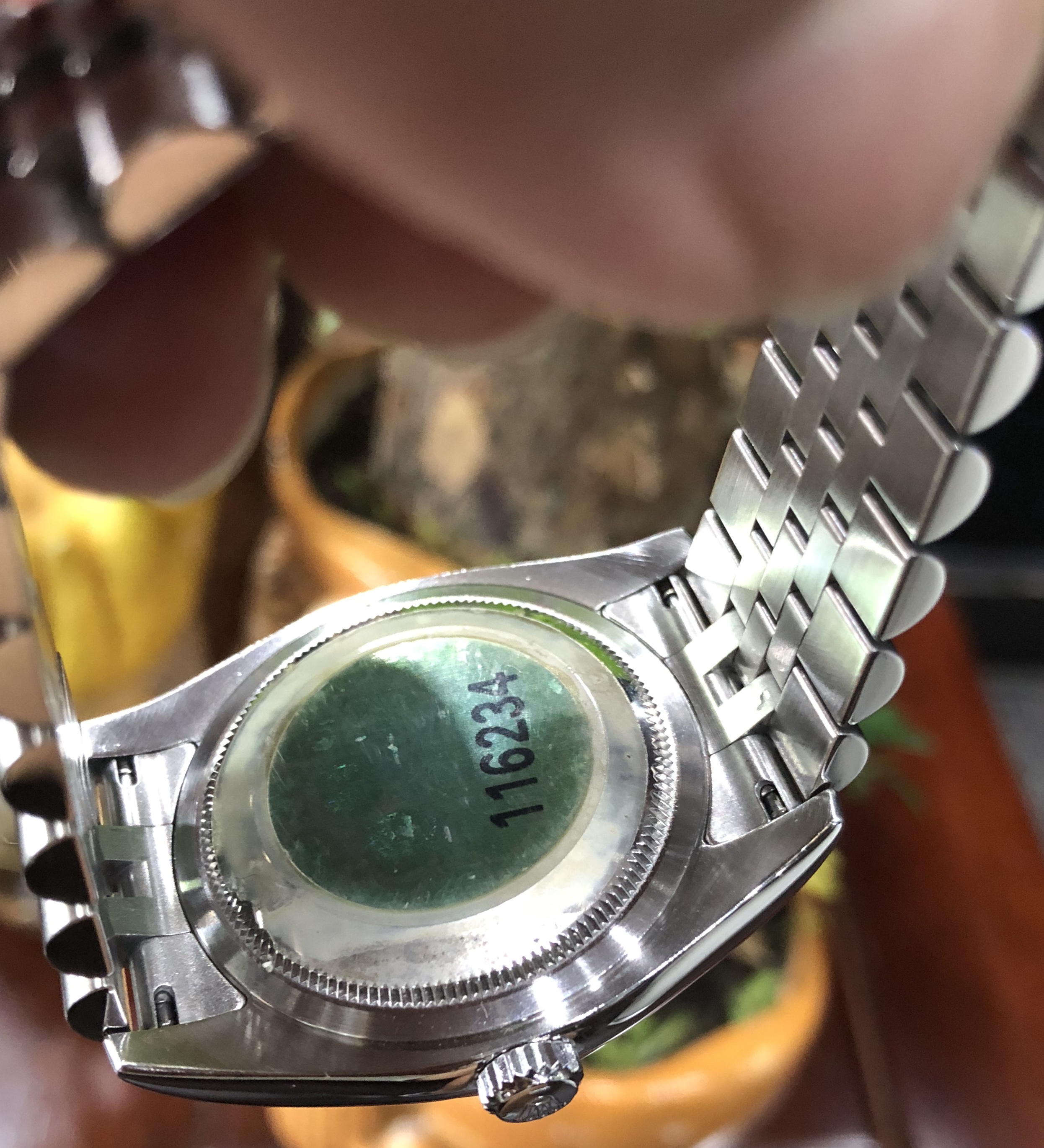 Rolex 116234 mặt đá xanh cực hiếm sản xuất năm 2005-7
