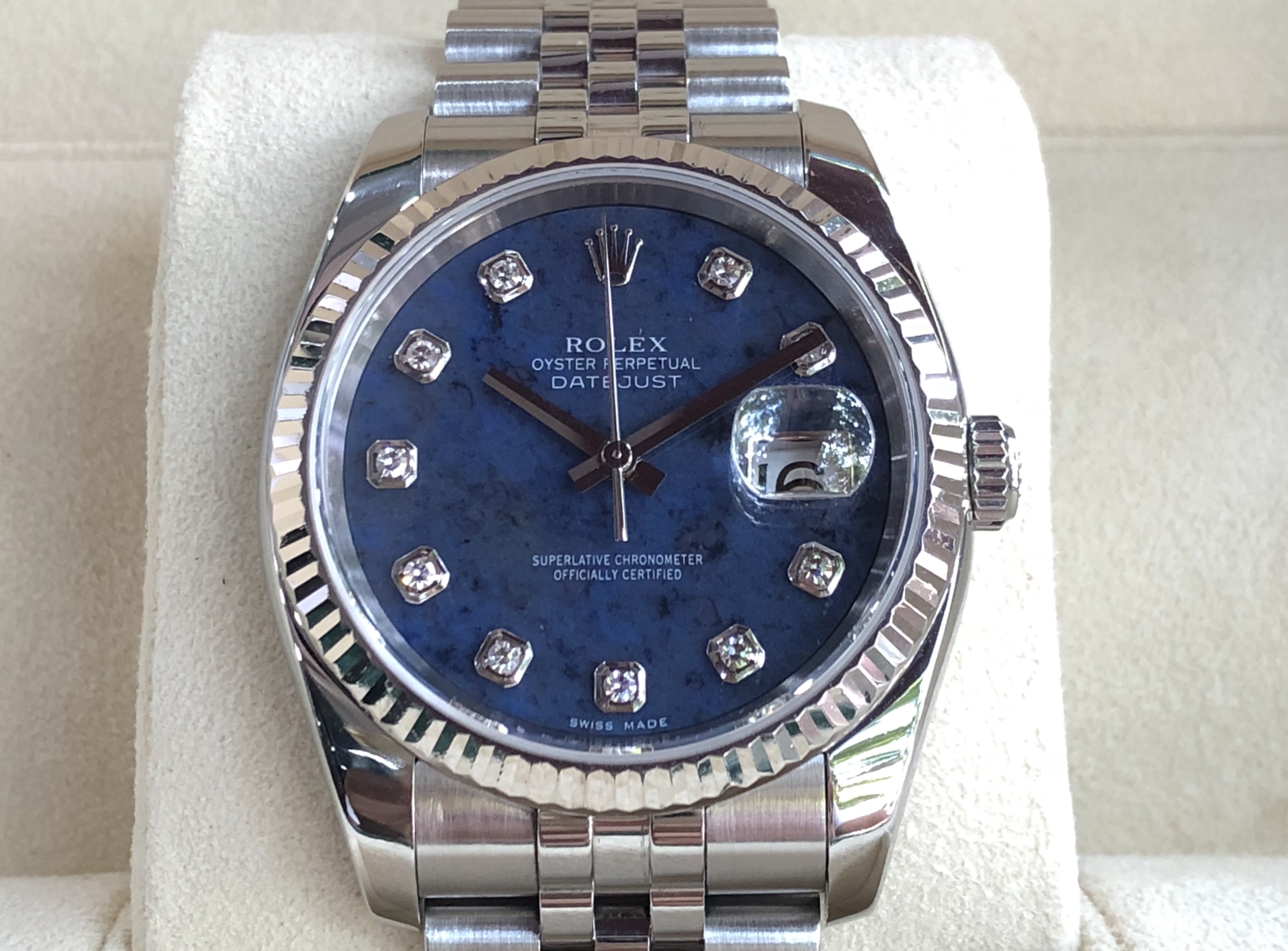 Rolex 116234 mặt đá xanh cực hiếm sản xuất năm 2005