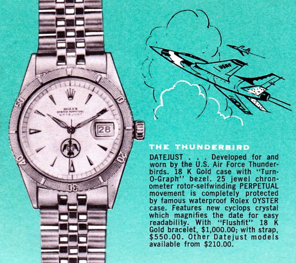 Rolex Thunderbird Turn-o-Graph