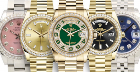 Đồng hồ Rolex Ladies Bezels đầy đủ kim cương