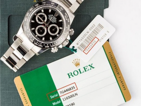 Liệt kê số Serial Numbers và năm sản xuất của Rolex