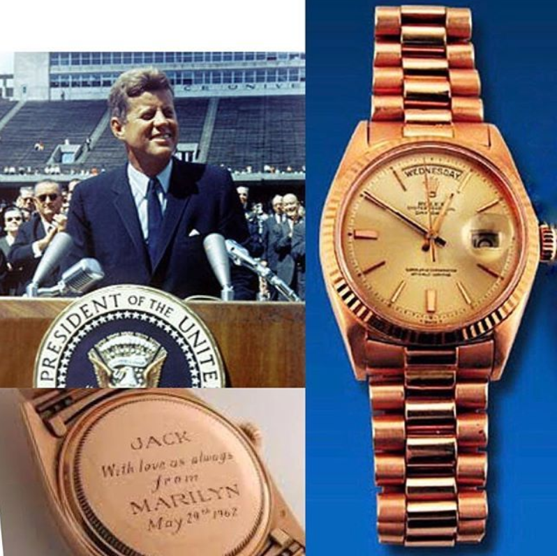 Tổng thống John F. Kennedy và đồng hồ Rolex Day-Date