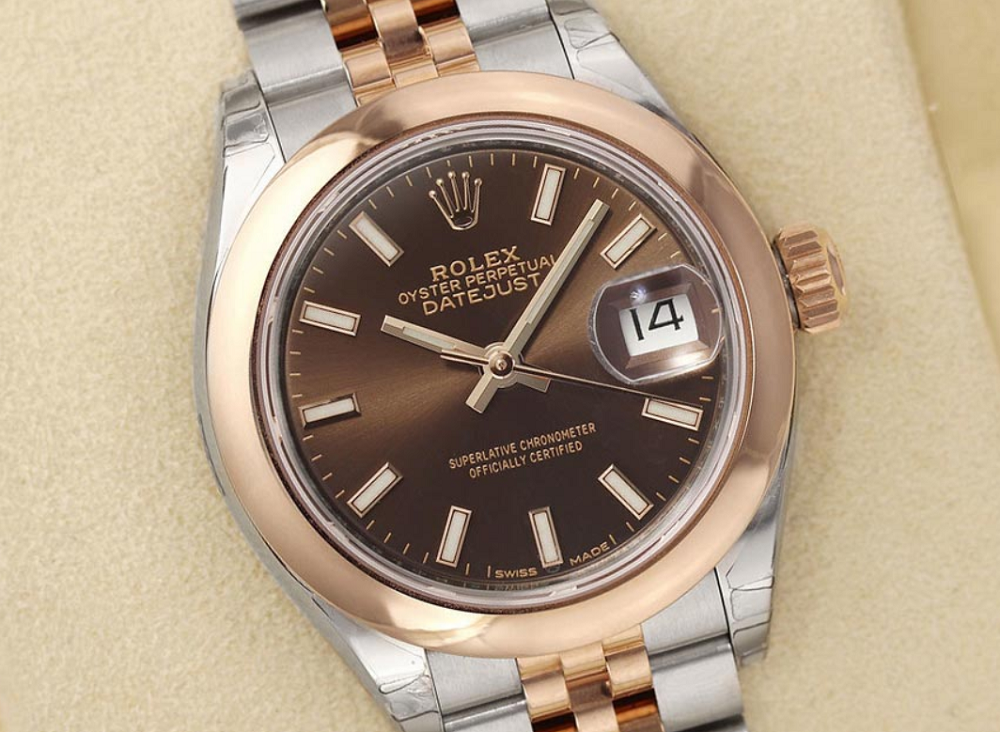Đồng hồ Rolex Lady-Datejust 28 279161 - Mặt số màu chocolate
