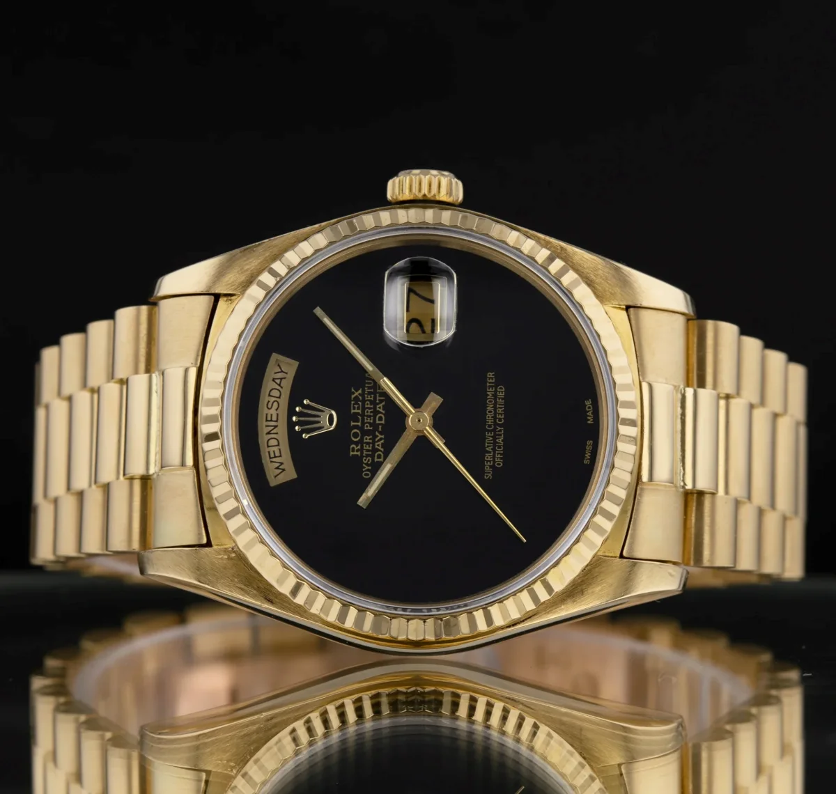 Rolex Day-Date President 18238 Mặt Onyx