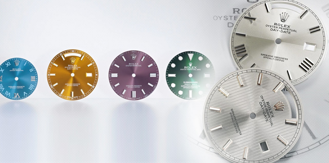 Rolex đã sử dụng những loại đá nào cho mặt số đồng hồ của họ?