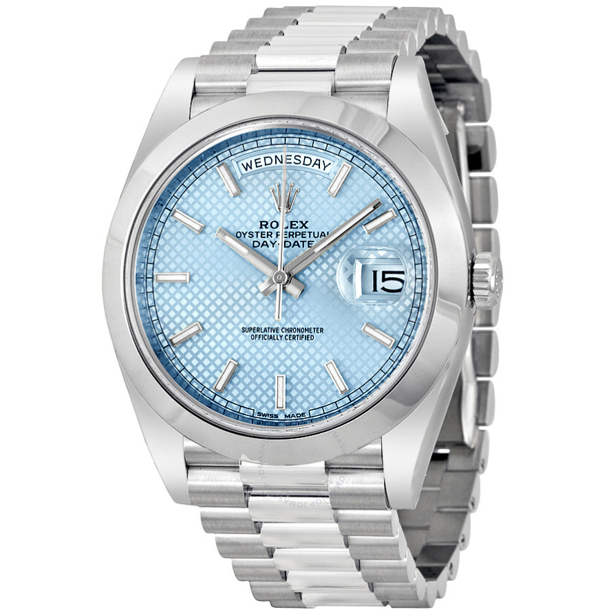 Rolex Day-Date Ice Blue Dial Platinum President
