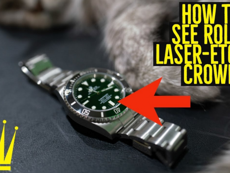 Tìm hiểu Logo Rolex khắc laser trong mặt kính đồng hồ Rolex