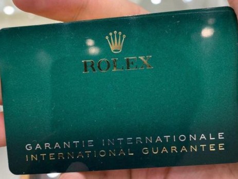 Thẻ bảo hành Rolex 2020