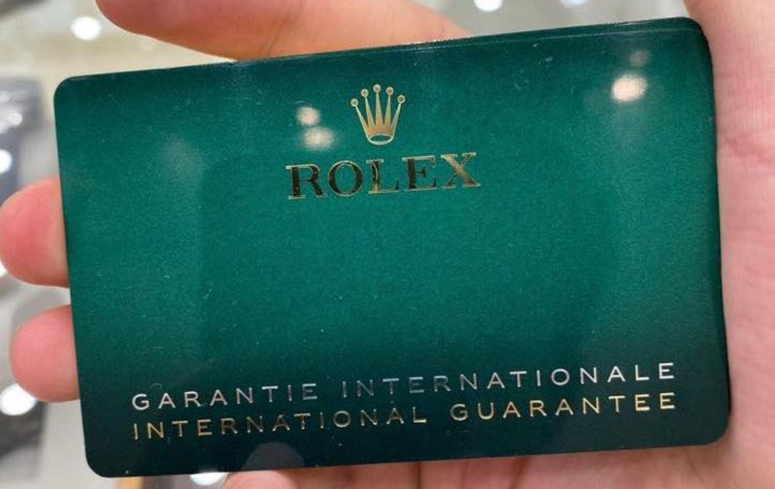 Thẻ bảo hành Rolex 2020