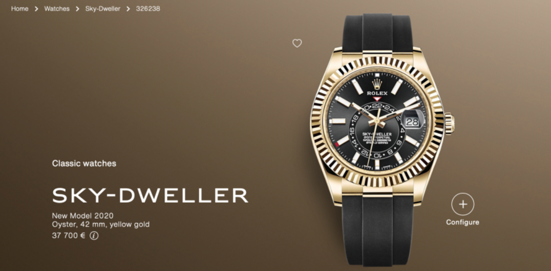 Rolex Sky-Dweller Oysterflex 326238
