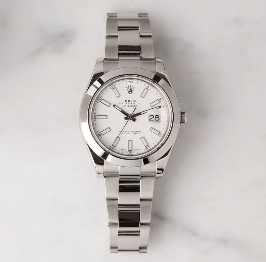 Đồng hồ Rolex Datejust II 116300 - Mặt số màu trắng
