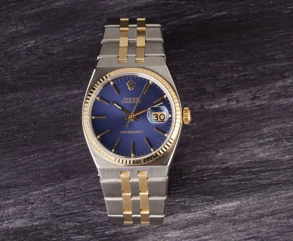 Đồng hồ Rolex Oysterquartz Datejust Thép và Vàng
