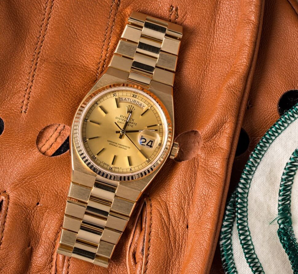 Đồng hồ Rolex Oysterquartz Day-Date Yellow Gold