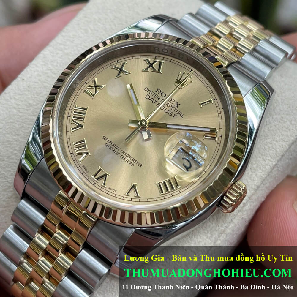 Đồng hồ Rolex Datejust 116233 Fullbox 2016 Size 36mm đời 2016