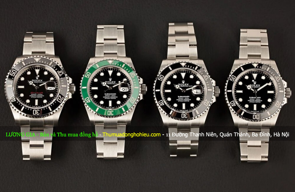 Các mẫu đồng hồ lặn hiện tại của Rolex