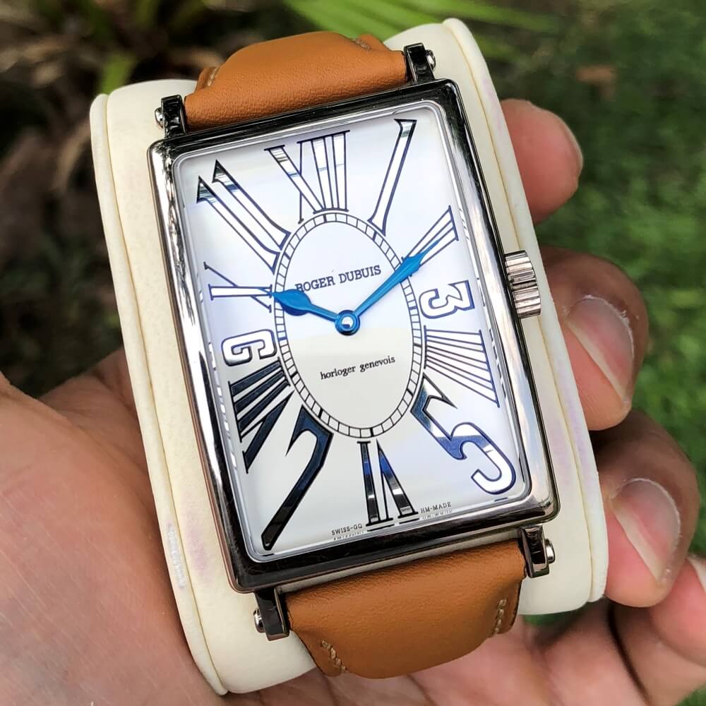 Đồng hồ Roger Dubuis limited Mặt trắng Vàng trắng Size 33x46mm