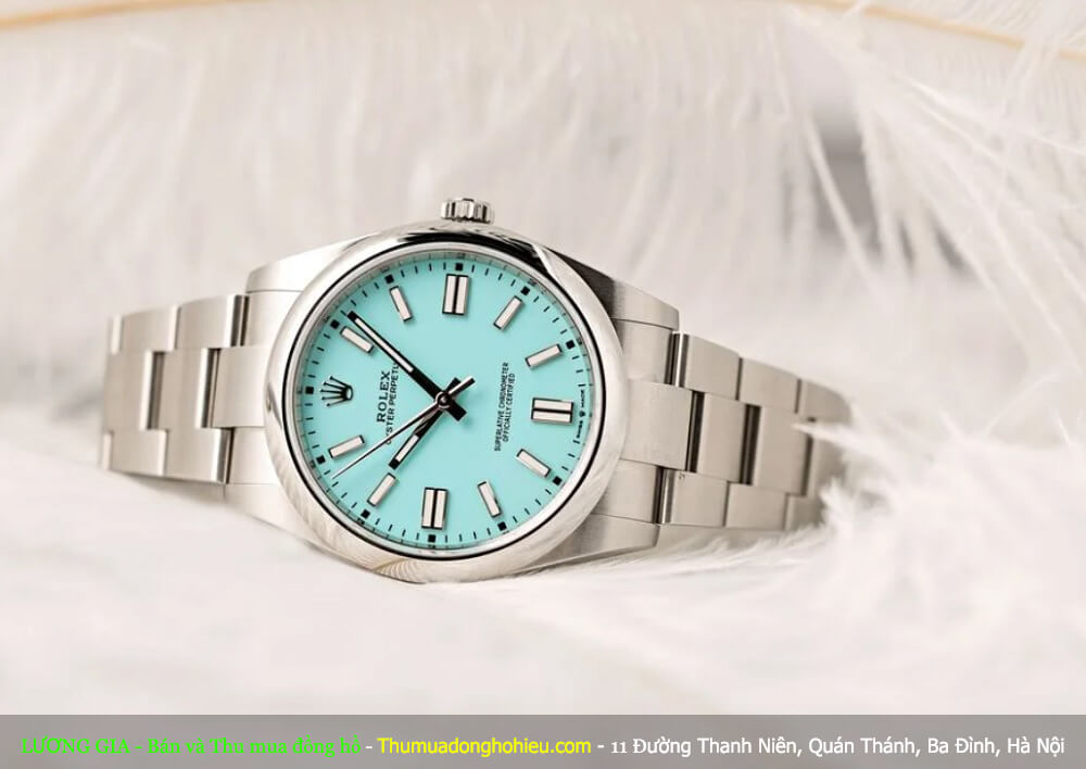 Đồng hồ Rolex Oyster Perpetual 41 Ref. 124300 - Mặt số ngọc lam