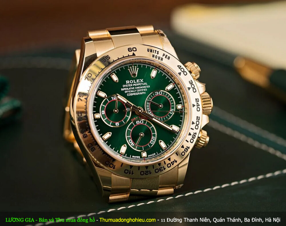 Đồng hồ Rolex mặt xanh Daytona Ref. 116508