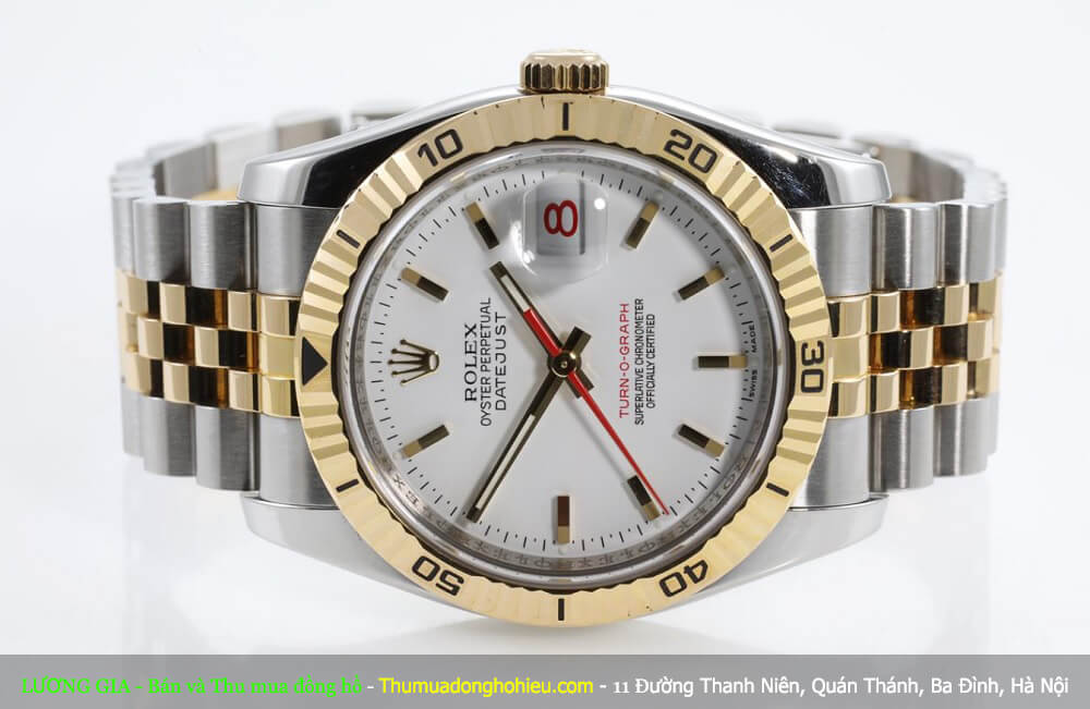 Đồng hồ Rolex Rolesor Datejust Turn-o-Graph 116263 WH