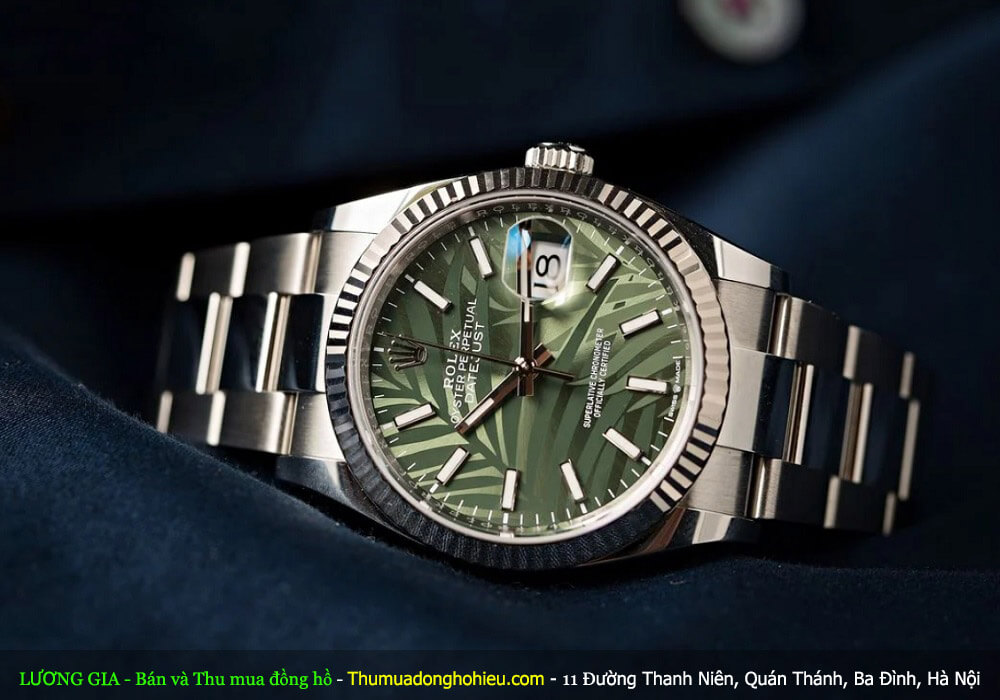 Đồng hồ Rolex Datejust 36 Ref. 126234 - Mặt số Palm Motif