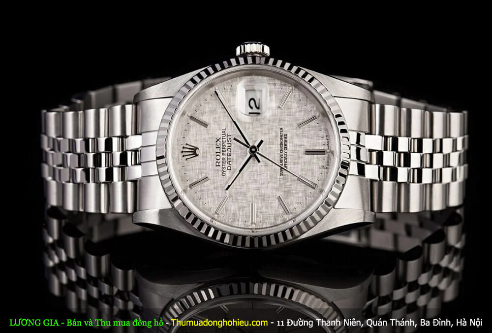 Đồng hồ Rolex Datejust 36 16030 - White Gold Rolesor