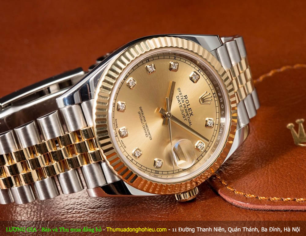 Đồng hồ Rolex Datejust 41 126333 - White Gold Rolesor