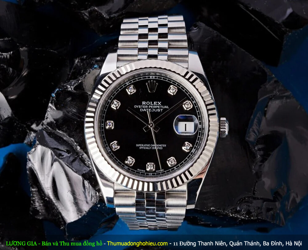 Đồng hồ Rolex Datejust 41 Ref. 126334 - Mặt số đính kim cương
