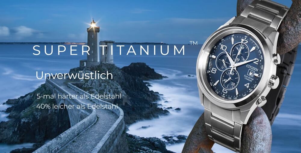 Tìm hiểu về bộ sưu tập đồng hồ Citizen Super Titanium