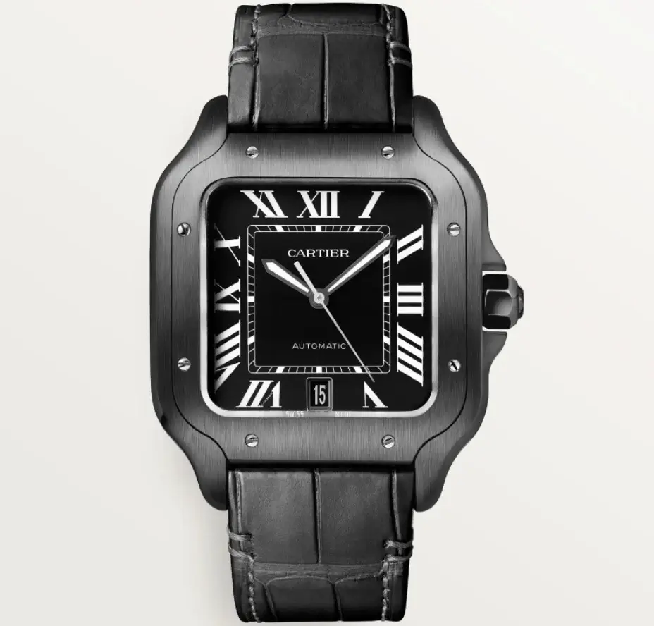 Đồng hồ Cartier Santos Black WSSA0039
