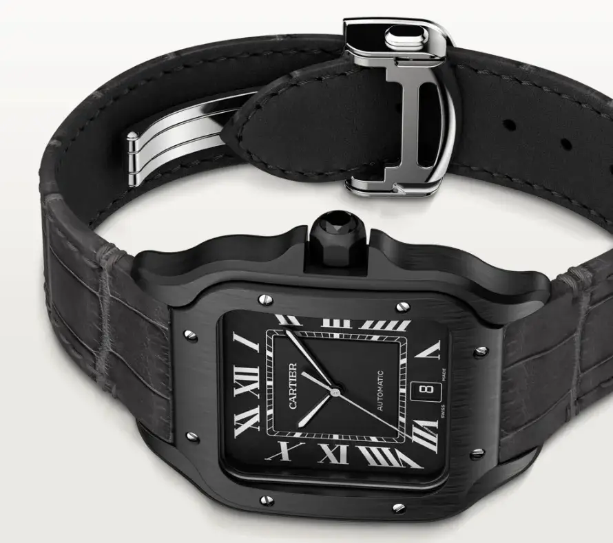Đồng hồ Cartier Santos Black WSSA0039