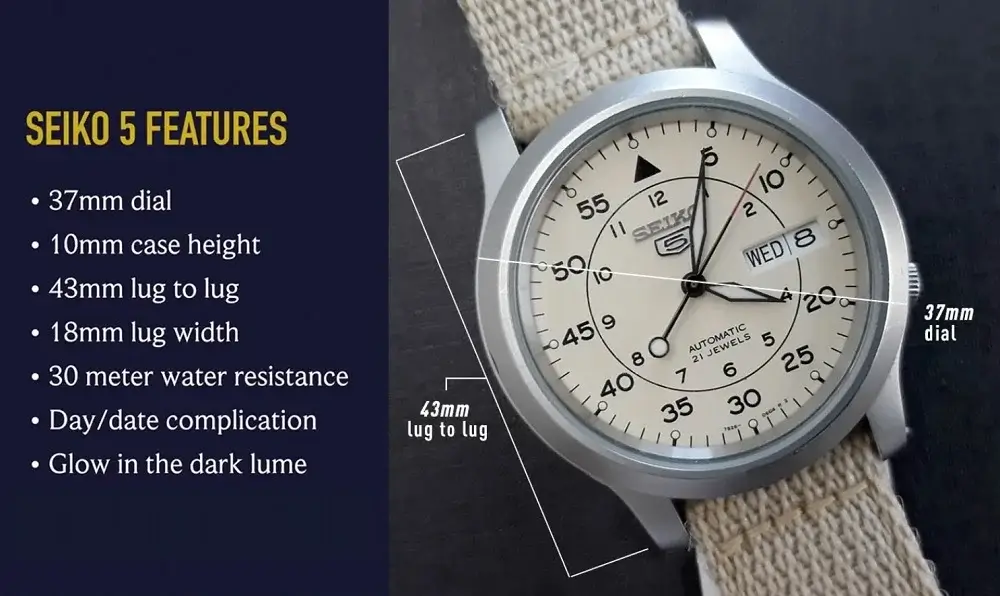 Đồng hồ Seiko 5 SNK803