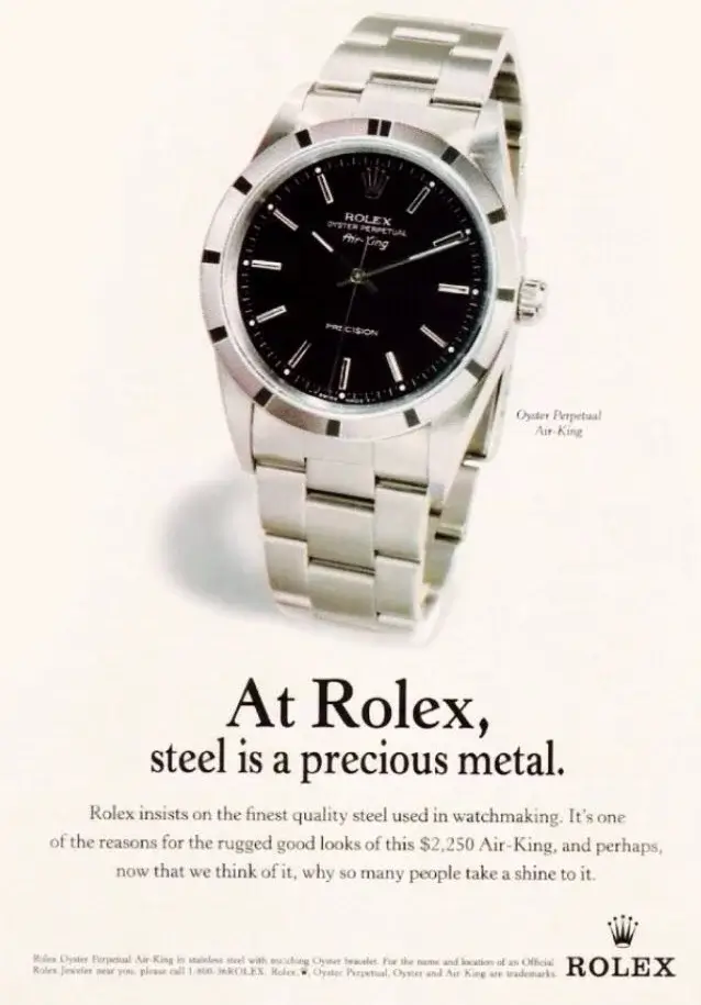 Đồng hồ Rolex Oyster Pereptuals Air-King