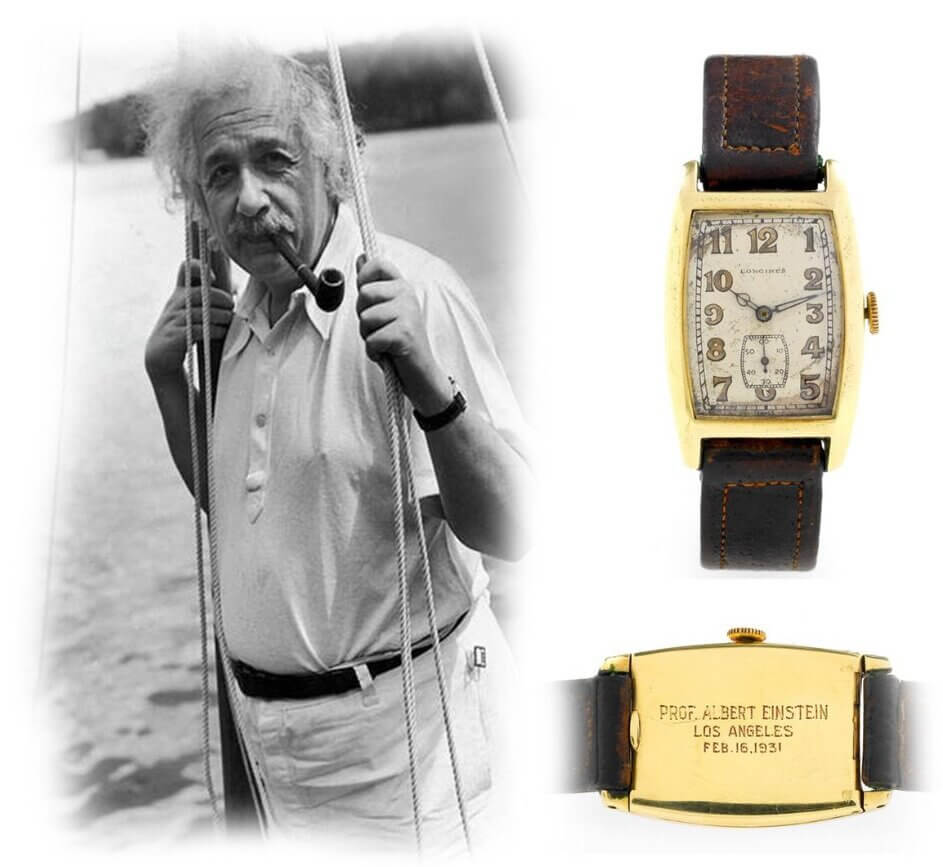 Đồng hồ Longines được sở hữu bởi Albert Einstein
