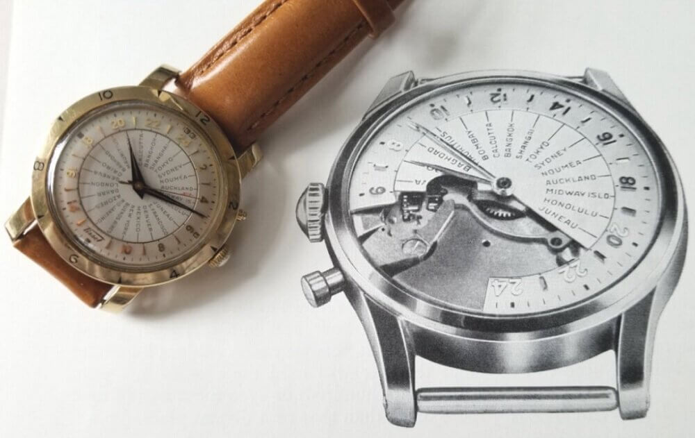 Đồng hồ Tissot Navigator 1951 - Hiển thị 24 múi giờ