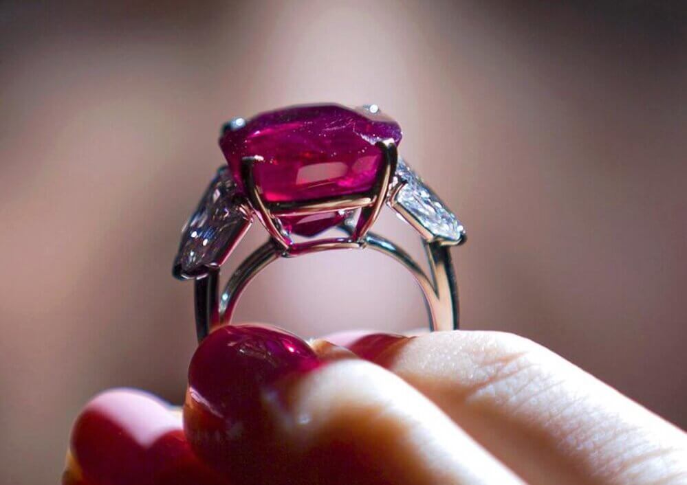 Nhẫn Cartier Sunrise Ruby