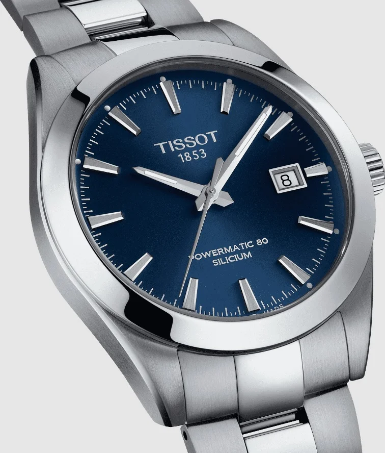 Đồng hồ Tissot Gentleman Powermatic 80 Silicium T127.407.11.041.00 - Bezel