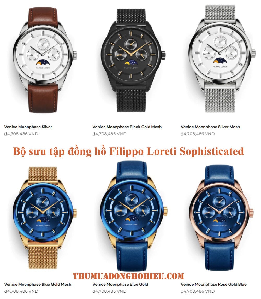 Bộ sưu tập đồng hồ Filippo Loreti Classic