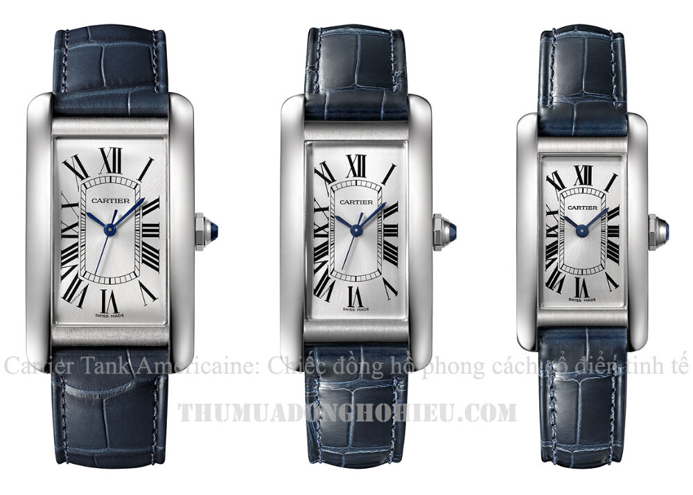 Cartier Tank Americaine: Chiếc đồng hồ phong cách cổ điển tinh tế