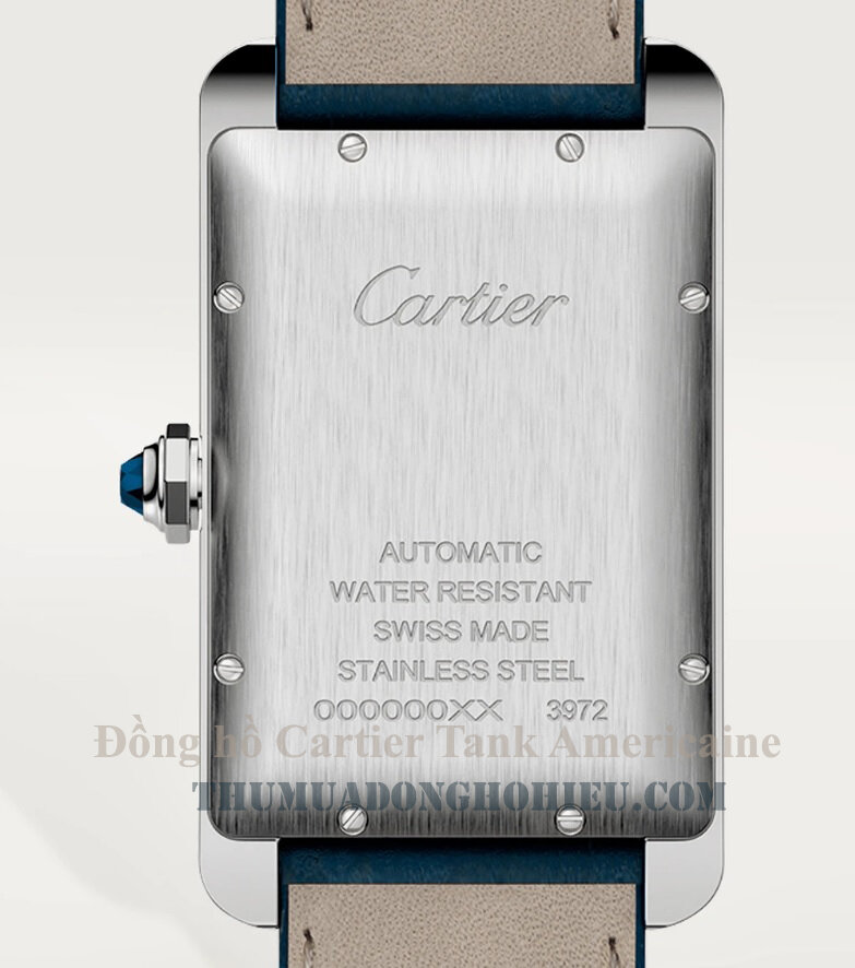 Đồng hồ Cartier Tank Americaine - Caseback
