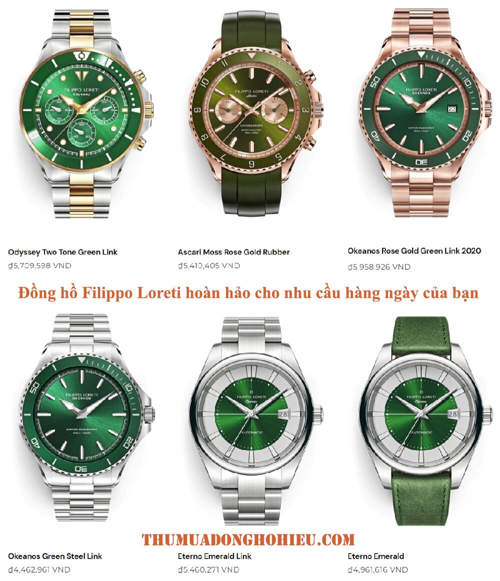 Đồng hồ Filippo Loreti hoàn hảo cho nhu cầu hàng ngày của bạn